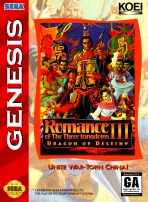 Obal-Romance of the Three Kingdoms III: Dragon of Destiny