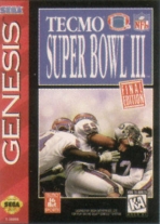 Obal-Tecmo Super Bowl III Final Edition