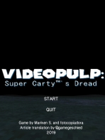 Obal-VIDEOPULP: Super Cartys Dread