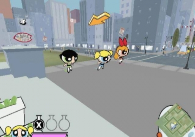 Screen ze hry Powerpuff Girls: Relish Rampage, The