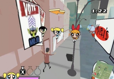 Screen ze hry Powerpuff Girls: Relish Rampage, The