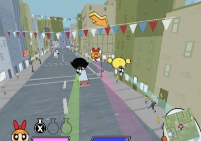 Screen ze hry Powerpuff Girls: Relish Rampage, The