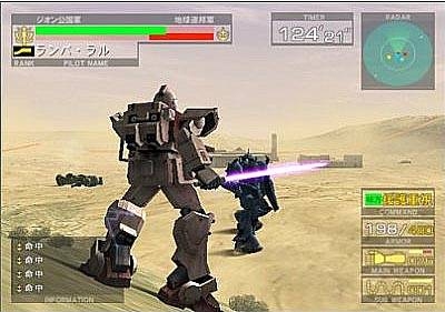 Screen ze hry Mobile Suit Gundam: Federation vs. Zeon