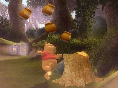 Screen ze hry Disneys Winnie the Poohs Rumbly Tumbly Adventure