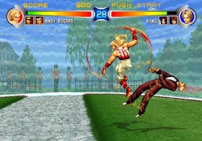 Screen ze hry King of Fighters 94 Re-Bout