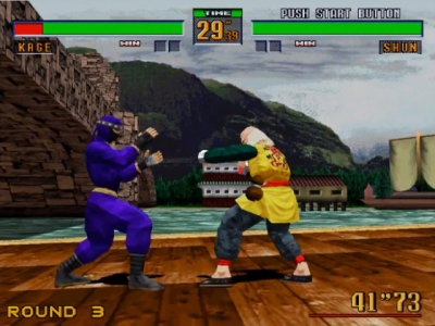 Screen ze hry Virtua Fighter 2