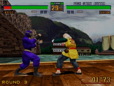 Screen ze hry Virtua Fighter 2