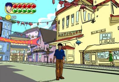 Screen ze hry Jackie Chan Adventures