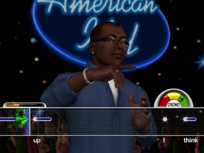 Screen ze hry Karaoke Revolution Presents: American Idol