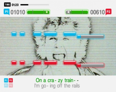 Screen ze hry SingStar Amped
