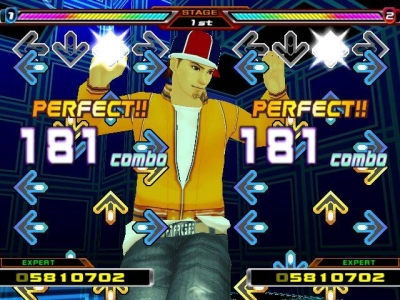 Screen ze hry Dance Dance Revolution SuperNOVA