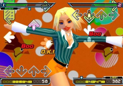 Screen ze hry Dance Dance Revolution Extreme 2