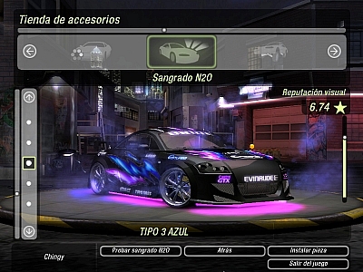 Screen ze hry Need for Speed Underground 2