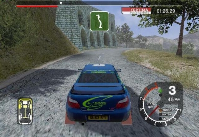 Screen ze hry Colin McRae Rally 2005