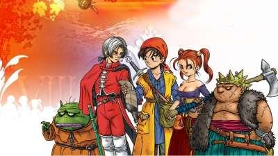 Artwork ke he Dragon Quest VIII: Journey of the Cursed King