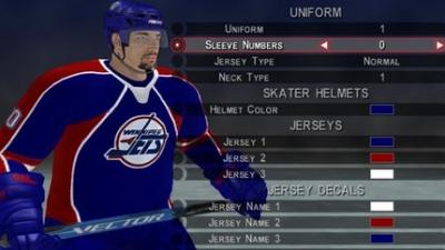 Screen ze hry NHL 2K8