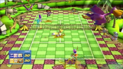 Screen ze hry SEGA Superstars Tennis