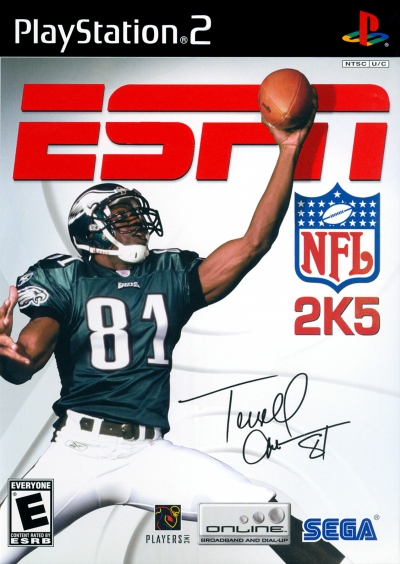 Obal hry ESPN NFL 2K5