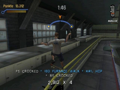 Screen ze hry Tony Hawks Pro Skater 3