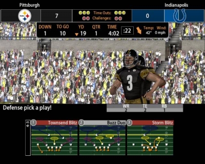 Screen ze hry Madden NFL 2005