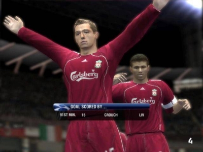 Screen ze hry UEFA Champions League 2006-2007