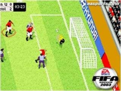 Screen ze hry FIFA Soccer 2003