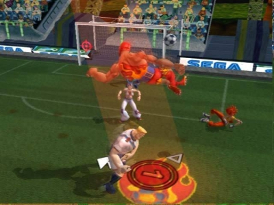 Screen ze hry Sega Soccer Slam