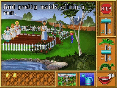Screen ze hry Mixed-Up Mother Goose