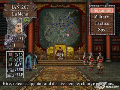 Screen ze hry Romance of the Three Kingdoms VIII