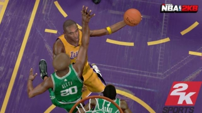 Screen ze hry NBA 2K8