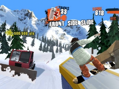 Screen ze hry Shaun White Snowboarding