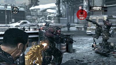 Screen ze hry Gears of War 2