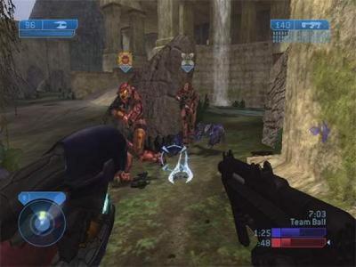 Screen ze hry Halo: Combat Evolved