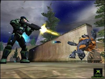 Screen ze hry Halo: Combat Evolved