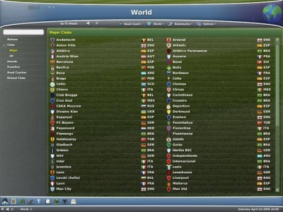 Screen ze hry Football Manager 2007