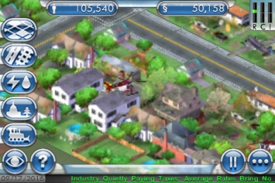 Screen ze hry SimCity