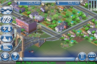 Screen ze hry SimCity