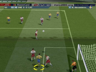 Screen ze hry UEFA Euro 2000