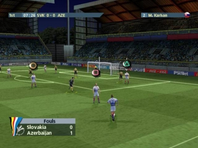 Screen ze hry UEFA Euro 2000