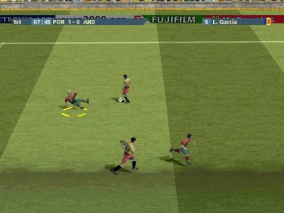 Screen ze hry UEFA Euro 2000