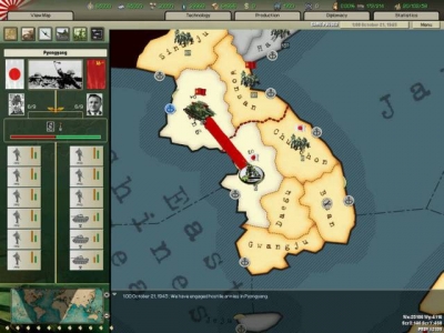 Screen ze hry Hearts of Iron