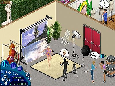 Screen ze hry The Sims: SuperStar