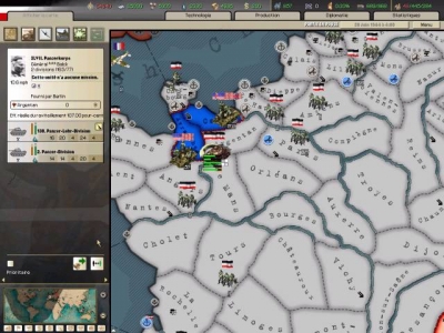 Screen ze hry Hearts of Iron 2