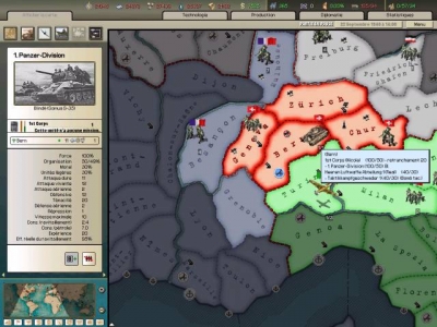 Screen ze hry Hearts of Iron 2