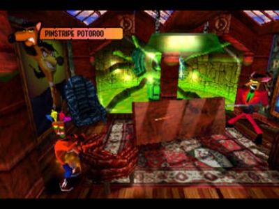 Screen ze hry Crash Bandicoot 