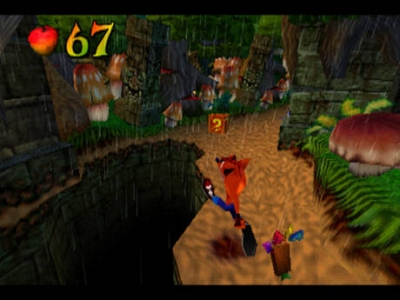 Screen ze hry Crash Bandicoot 2