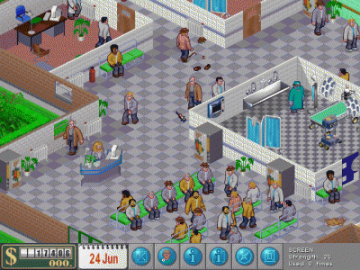 Screen ze hry Theme Hospital