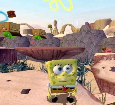 Screen ze hry SpongeBob SquarePants: The Movie