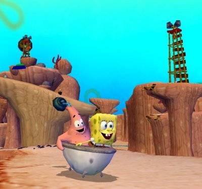 Screen ze hry SpongeBob SquarePants: The Movie