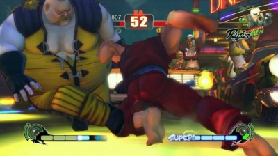 Screen ze hry Street Fighter IV